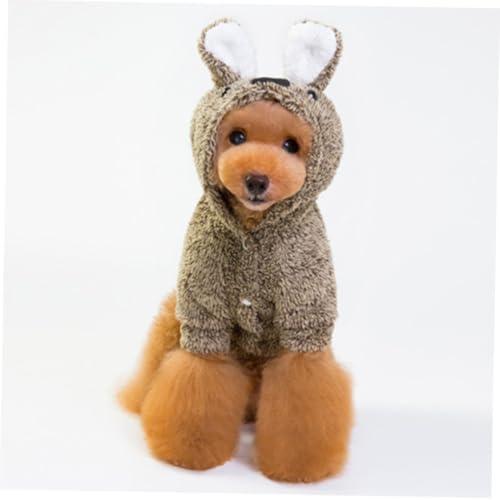 Abrigo Disfraz para Perro Koala Talla XL Color Café miniatura 2