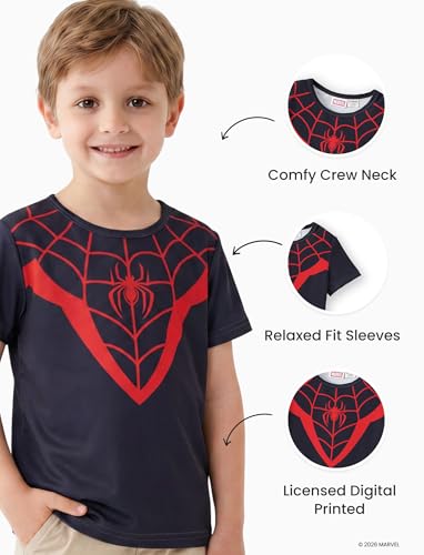 Image of Disney Marvel Spiderman Cars Stitch Star Wars Mickey Boy /Girl T-Shirt&Tank Top Set 2Pcs Short&Sleeveless Shirt Kid Cloth 2-9Y