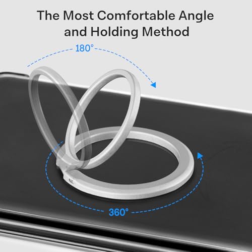 Image of CoBak 6.8 inch Clear Case, not for iPad(A0723) | Lightweight, Scratch-Proof Silicone Back Cover with a Magnetic Ring Stand