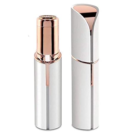 Anup Torda Women's Painless Facial Hair Remover, White/Rose Gold