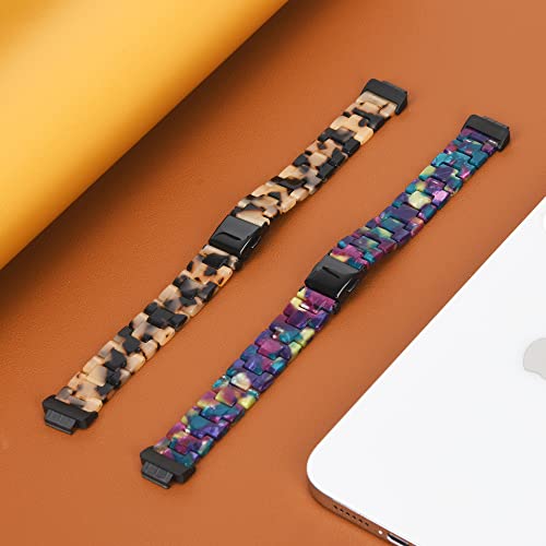 iLVANYA Compatível com Fitbit Inspire 2/Inspire HR/Inspire Bandas Femininas Grils, Pulseira de Resin