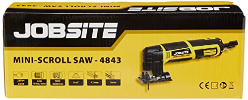 NEILSEN 75WATT Mini Scroll Saw 4, Jigsaw CT4843, Ideal for Intricate CUTS,Yellow 2 NEILSEN 75WATT Mini Scroll Saw 4, Jigsaw CT4843, Ideal for Intricate CUTS,Yellow - Image 2