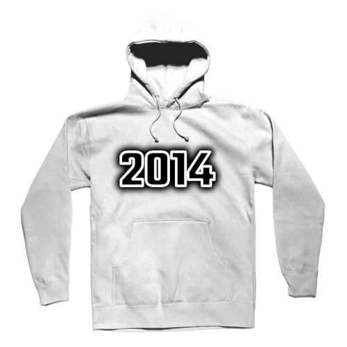 Hoodie unisex 2014 blanc vêtement streetwear en coton confortable et chaud pour homme et femme