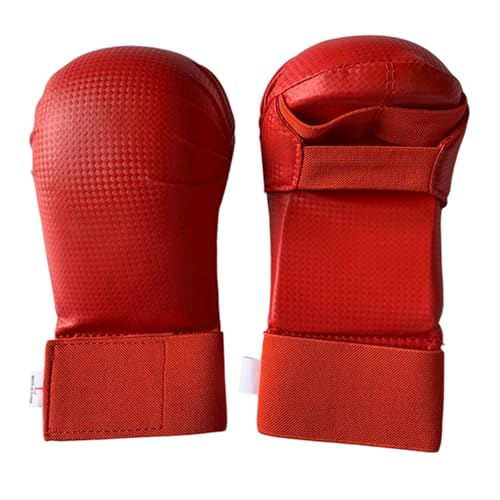 Gants de Taekwondo rouge S pour entraînement enfant et adulte sur sac