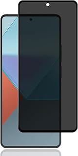 Privacy Screen Protector for Xiaomi Redmi Note 13 5G/13 Pro 4G/5G, 1 Pieces Tempered Glass, HD Screen, Bubble Free, Glass Screen Protector for Redmi Note 13 5G/13 Pro 4G/5G