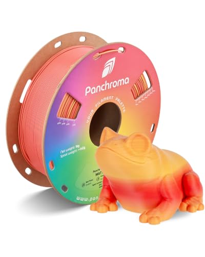 Image of Polymaker Panchroma Matte PLA Filament 1.75mm, High Speed Gradient Fall PLA 1kg (2.2 lbs), Formerly Polyterra Clog-Free 3D Printer Filament, Accuracy + /- 0.02mm, Fits FDM Printers