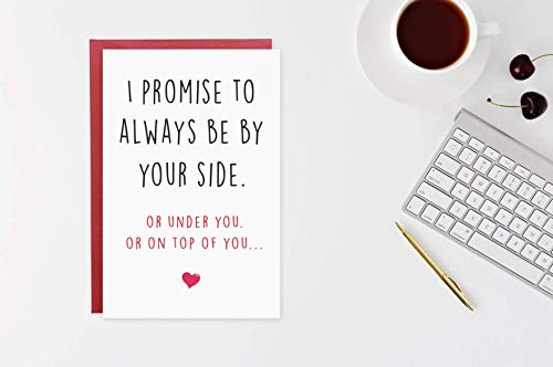 Funny Anniversary Card,Adult Birthday Card,Naughty Love Cards For Boyfriend Husband Fiance Girlfriend Wife Fiancee #TOP2