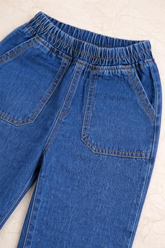 Image of Googo Gaaga Printed Sweat Shirt with Denim Pant for Boys - Cotton Clothing Set for Baby Boy | Soft Fabric Full Sleeves Sweat Shirt | Regular Fit Kids Outfit | Rainbow (18-24M)