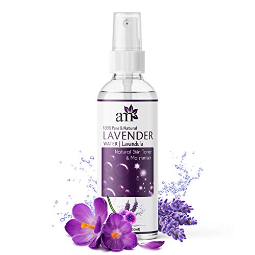 French Lavender Water Toner for Skin, Hair & Face - 100% Pure & Natural Skin Toner 100ml(3.38 OZ)