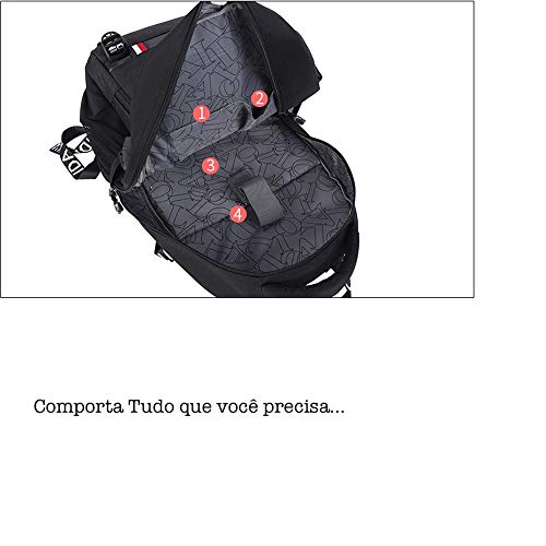 Mochila Unissex Premium Para Notebook de até 15,6 Polegadas