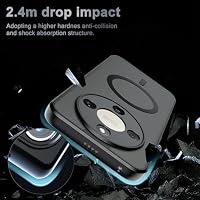 CAUHENYEE für Honor Magic 8 Lite Hülle,Eingebauter Magnetring, Rutschfesten Halt,Stoßfest und Kratzfest, Magnetische Handyhülle für Honor Magic 8 Lite Case,Schwarz – Ansicht 7