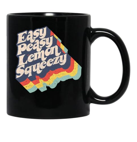 Taza De Café De Cerámica Limón Exprimido Fácil Y Rápido Minimalista Taza Cerámica Personalizada Mug Coffee Para Té Familiare Leche