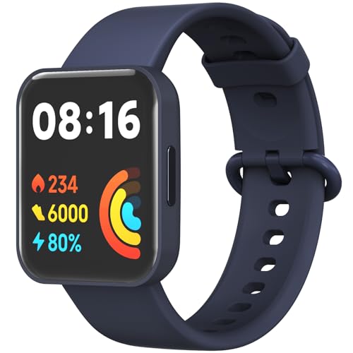 Mugust Correa para Xiaomi Mi Watch 2 Lite/Redmi Watch 2 Lite Mujer Hombre,Silicona Coloridos Recambio Suave Pulseras de Repuesto para Redmi Watch 2 Lite/Xiaomi Mi Watch 2 Lite(Azul)