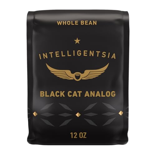 Intelligentsia Coffee, Medium Roast Whole Bean Coffee - Black Cat Analog 12 Ounce Bag