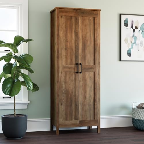 Image of Sauder Miscellaneous Storage Cabinet, Rural Pine Finish