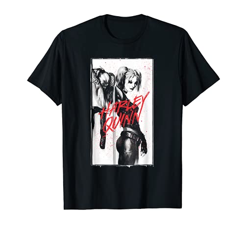 Harley Quinn Inked Quinn Black T-Shirt