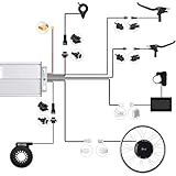 EXECYC 48V 26" 2000W Electric Bike Conversion Kit - 26inch 2000W Rear Wheel Kit freewheel eBike Motor - DIY Cycliny Motor- Twist Throttle 7 Speed 50km/h (48V 2000W 26" Rear Wheel) - Image 4