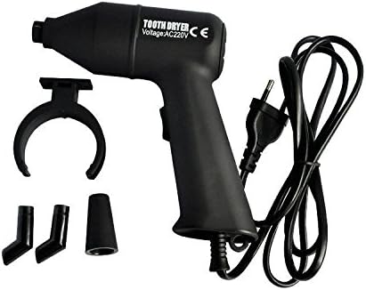 Dental dientes dientes seco secadora secadora con 2 puntas de boquilla, Azul