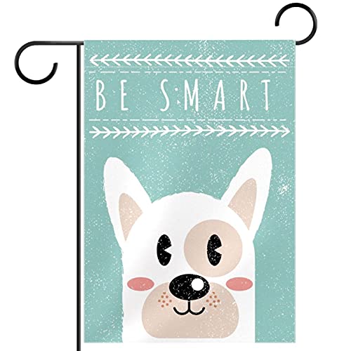 Drapeau de jardin pour chien décoration extérieure quatre saisons double face 30x45cm