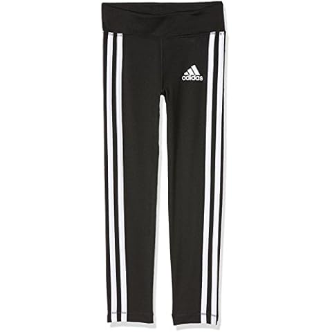 adidas Mädchen Gear Up Linear Hose, Black/White, 164 Cover