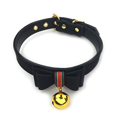 Christmas Bell Choker Collar Necklace Lolita Bow Collar Cat Kitty Velvet Necklace (Z1) Christmas Bell Choker Collar Necklace Lolita Bow Collar Cat Kitty Velvet Necklace (Z1)