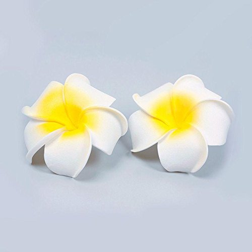 2 pcs Hawaiian Foam Flower Bridal Wedding Party Hair Clip
