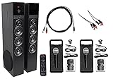 Rockville All -in-one Bluetooth Home Theater/Karaoke Machine System w/(2) Mics