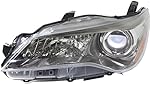 CarLights360: For 2015 2016 2017 Toyota Camry Headlight Assembly Driver Side w/Bulbs DOT Certified For TO2502224