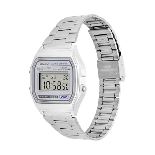 Image of Casio Vintage A158WEA-7DF Digital Silver Watch Unisex (D426)