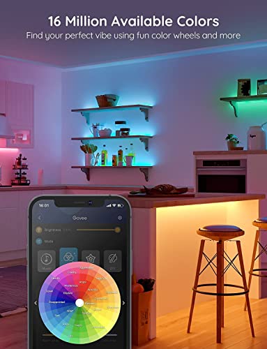 Govee H613E1A3 100Ft Led Strip Lights, Bluetooth Rgb Halloween Led Lights With App Control, 64 Scenes And Music Sync Led Strip Lighting For Bedroom, Living Room, Kitchen, Party thumb #1