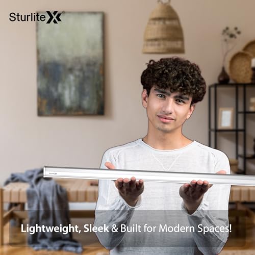 Image of Sturlite Nexon 40 Watt LED Batten| 6500K Cool White Color Temperature Tube light| Sleek Elegant Design With CRI Tech| LM-80 Tested, 4300 Lumens| 25000 Hrs Rated Life - (Pack of 4)