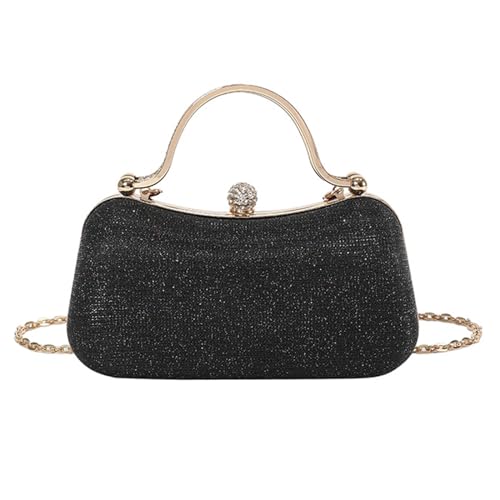 Sac de soirée en cuir PU et strass idéal pour vos mariages et soirées élégantes