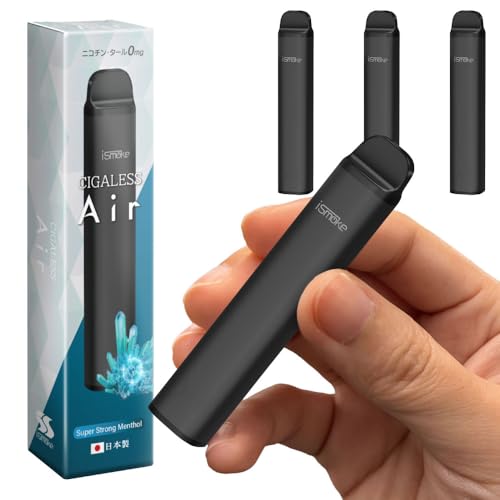 ismoke CIGALESS Air 0mg dq^oR ĝ 2500z\ VAPE e  jR` ^[ ACX[N VKX GAt[ o͒ (d 0mg, X[p[XgO\[ 3{)