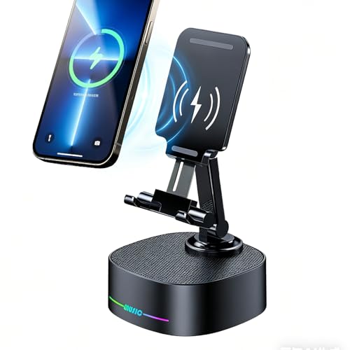 Bluetooth Speaker with Wireless Charging and Cell Phone...