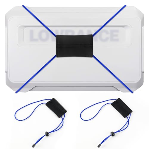 Image of 2 Pcs Fishing Graph Cover Straps - Keep Your Fish Finder Cover Secure During Travel