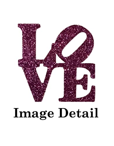 Baseball Cap Glitter Love Letter Design – Men Women Fashion Adjustable Cap (Bk-Purple Love), One Size #TOP1