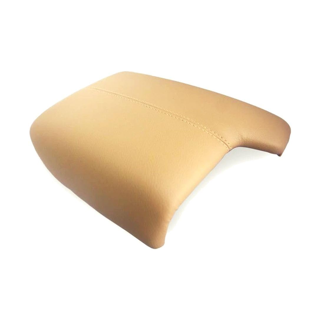 Aieosnif Center Console Armrest Leather Synthetic Cover Beige for Honda for Accord 2013-2017 1pc HON-1317