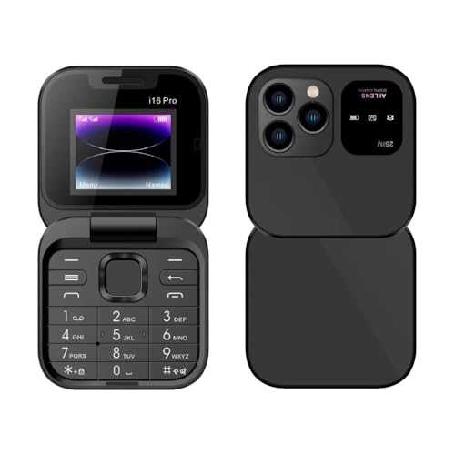 Telefono cellulare per anziani – Mini cellulare pieghevole ricaricabile con