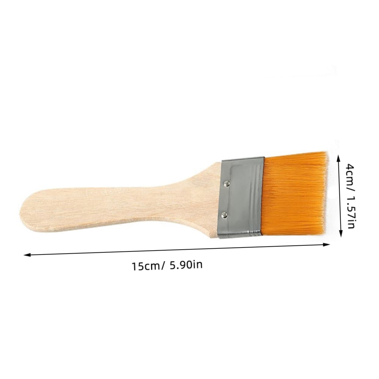 Garneck Bbq Basting Brush for Grill Nylon Cooking Oil Brush 2pcs Bbq Accessories Easy to Use