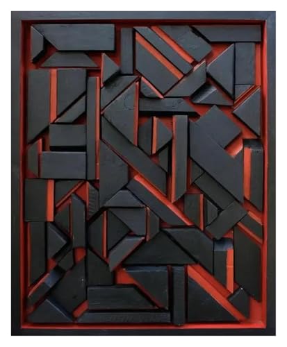 Tableau déco nature géométrie abstraite moderne 40x50cm - 2