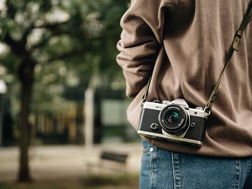 Image of OM SYSTEM Olympus OM-3 Silver Micro Four Thirds System Travel Camera Weather Sealed 5-Axis Image Stabilization with OM SYSTEM Olympus M.Zuiko Digital 25mm F1.8 II for Micro Four Thirds Camera System