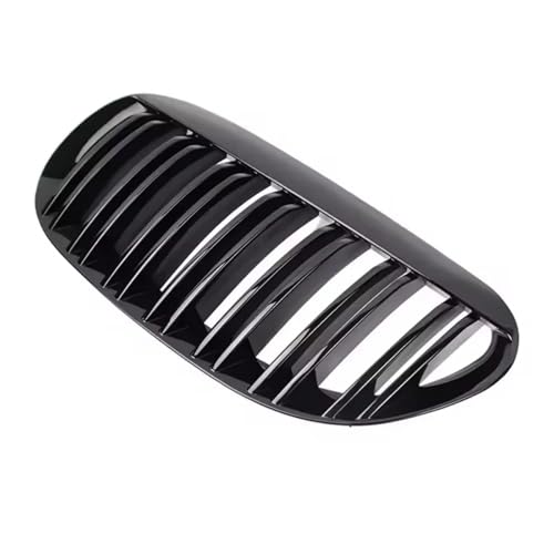 Rejilla frontal de doble línea compatible con Serie 6 E63 E64 645ci 2004-2010 3