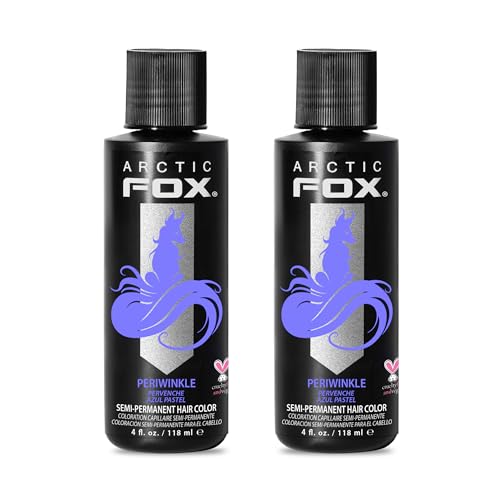 Arctic Fox Semi-Permanent Hair Dye, Vegan & Cruelty-Free, Pastel Blue