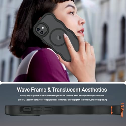 Coque de téléphone compatible avec MagSafe iPhone 12 Pro