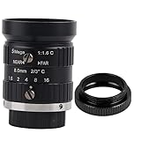 Natudeco 5 MP, 8 mm HD-Kamera, Objektivlänge, manuelle Blende, C-Mount...