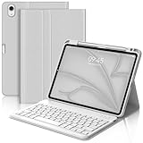 Ya en manzanajugosa.com: Funda con Teclado para iPad Air 11 Pulgadas (M3 2025, M2 2024), Teclado Bluetooth Inalámbrico con Funda Protectora Delgada y Ranura para Bolígrafo para iPad Air 10.9" (5ª Gen/4ª Gen), Gris Claro