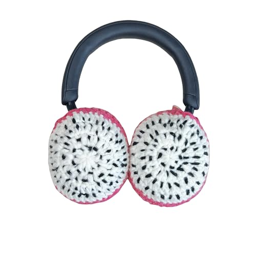 Funda para auriculares hecha a mano con diseño de fruta del dragón - Compatible con Sony xm6, funda protectora para los amantes de la música