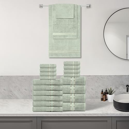 Consejos y comparativas para Comprar Juegos toallas baño completos los 7 más buscados. 23 Imagen adicional