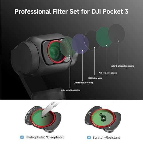 Osmo Pocket 3 ND+CPL Filters Set, Ultra-Thin for DJI Pocket 4/Pocket 3 - image 7