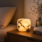 AID1YA Marble Light Cube, Rechargeable Cordless Touch Stone Table Lamp